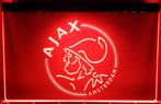 Ajax voetbal neon bord verlichting lamp LED lichtbak FC ROOD, Ophalen of Verzenden, Nieuw, Lichtbak of (neon) lamp