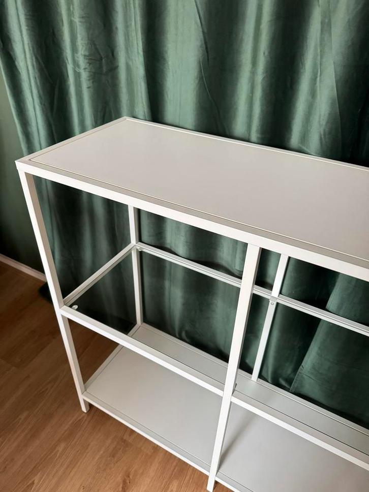 Ikea VITTSJÖ Stellingkast - Wit, Huis en Inrichting, Tafels | Sidetables, Zo goed als nieuw, 25 tot 50 cm, 50 tot 100 cm, Rechthoekig
