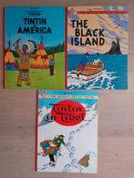 Kuifje - The adventures of Tintin 3x, Meerdere stripboeken, Ophalen of Verzenden, Gelezen, Hergé