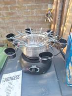 Princess Fondueset 8 pers. - Zo goed als nieuw!, Witgoed en Apparatuur, Ophalen of Verzenden, Zo goed als nieuw, Elektrisch, Fondueset