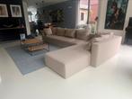 Mooie, grote beige bank van Roels met chaisse longue, Ophalen, Gebruikt, Stof, Modern