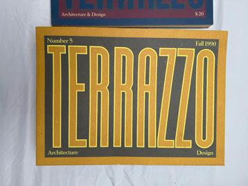 Terrazzo Architectuur Tijdschriften Collectie beschikbaar voor biedingen