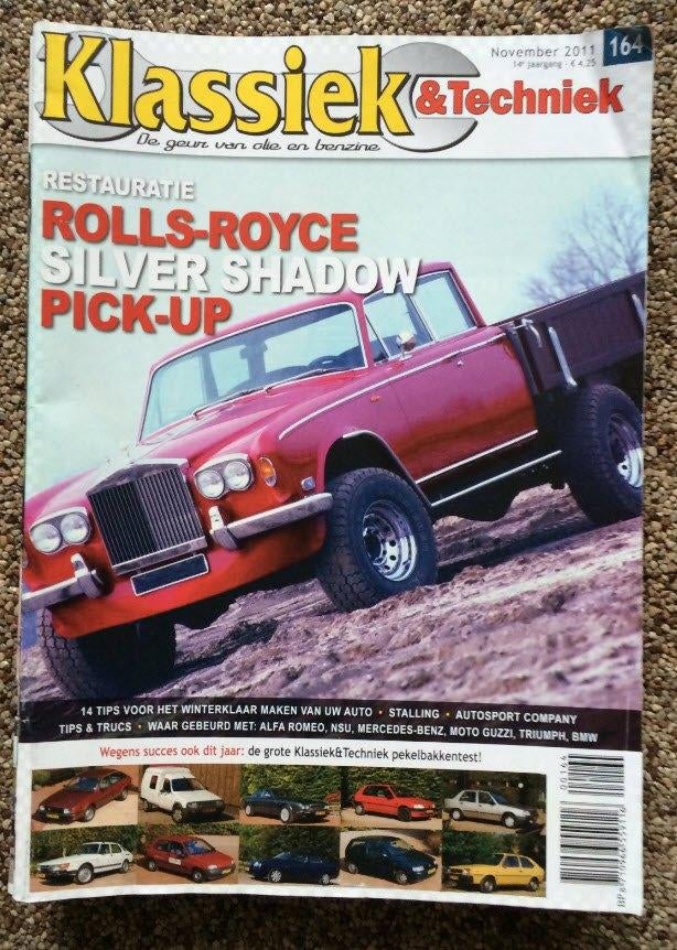 KT: Saab 99, DAF 77, Rolls-Royce Silver Shadow Pick-up, Ophalen of Verzenden, Zo goed als nieuw, Algemeen