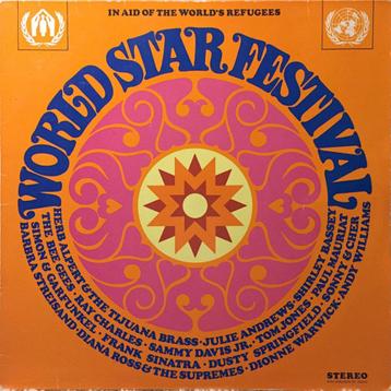 Vinyl  LP World Star Festival in aid of the world’s refuges beschikbaar voor biedingen