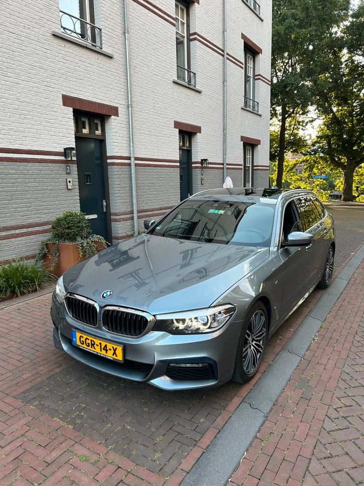 BMW 5-Serie 525d 231pk Aut. 2018 Grijs, Auto's, BMW, Particulier, 5-Serie, ABS, Achteruitrijcamera, Adaptieve lichten, Airbags