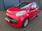 Citroën C1 1.0 3-DRS 2008 Rood airco nieuwe apk 4-11-2026, Voorwielaandrijving, Stof, Zwart, 4 stoelen