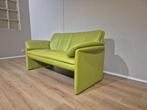 Leolux Catalpa - 2 zits Bank - Groen - Leder - Design, Huis en Inrichting, 150 tot 200 cm, Tweepersoons, Ophalen of Verzenden