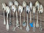 11 verzilverde lepeltjes divers, Ophalen of Verzenden