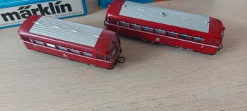 2 delige Märklin DB Schienenbus artnr 3016+4018 in ovp beschikbaar voor biedingen