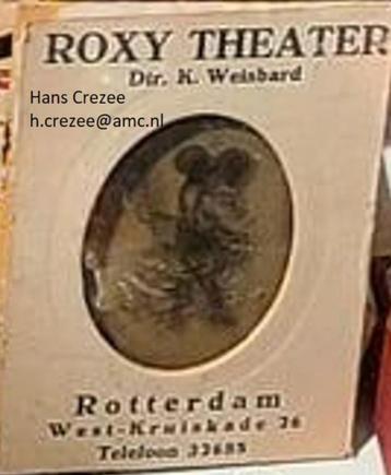 zoek oud mickey mouse Roxy theater Rotterdam reclame 1930 beschikbaar voor biedingen
