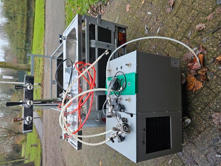 Compleet biertap met 3 kraanse tapzuil., Witgoed en Apparatuur, Thuistaps, Gebruikt, Overige merken, Ophalen