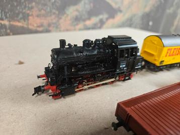 Fleischmann Stoomloc met 3 Wagons beschikbaar voor biedingen