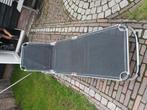 Twee zwarte ligbedden., Tuin en Terras, Ophalen, Gebruikt