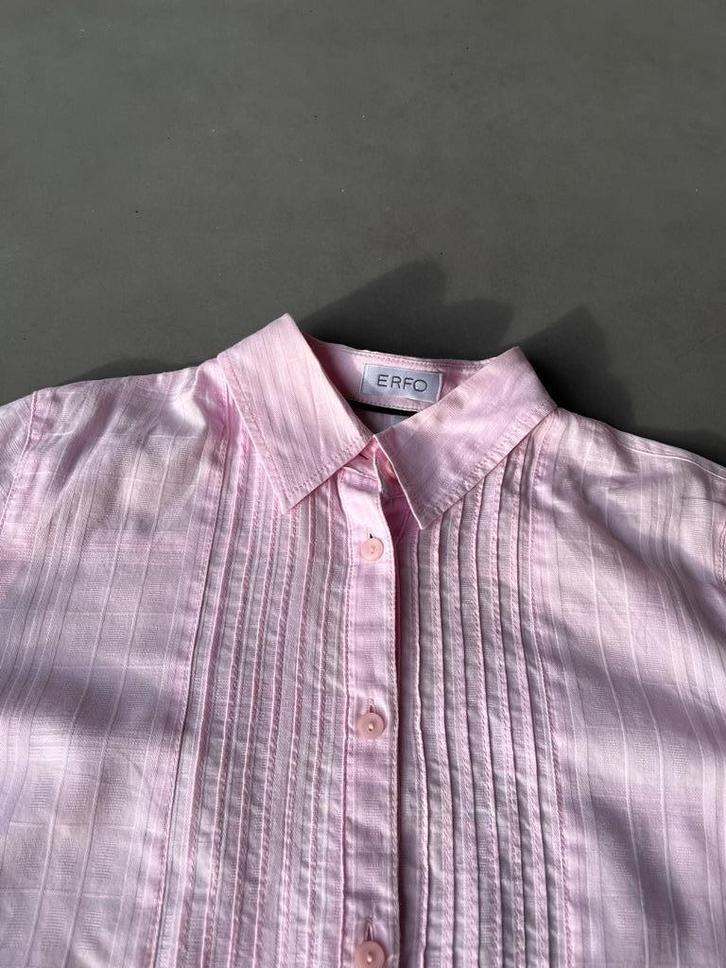 Roze Erfo blouse, maat 38 oversized, Kleding | Dames, Blouses en Tunieken, Zo goed als nieuw, Maat 38/40 (M), Roze, Verzenden