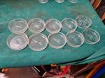 onderzetters kristal 12x uit 1925 val sant lambert, Ophalen of Verzenden, 'T Olde Gre-j, Info@toldegrej.nl, Endepoelstraat 20f Didam