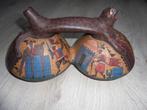 pottery vessel precolumbiaanse peru stijgbeugel artefact, Antiek en Kunst, Kunst | Niet-Westerse kunst, Ophalen of Verzenden