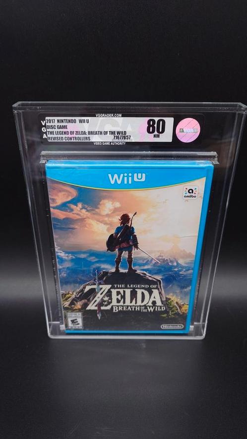 Zelda breath of the wild wii u factory sealed vga 80 NTSC-U, Spelcomputers en Games, Games | Nintendo Wii U, Nieuw, Avontuur en Actie