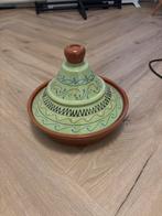 Tajine Schaal - Handbeschilderd, Huis en Inrichting, Woonaccessoires | Schalen en Manden, Schaal, Rond, Ophalen of Verzenden, Zo goed als nieuw