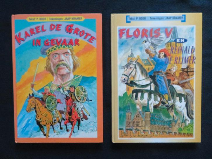 2 H.C. Albums - Karel de Grote  + Floris V, Boeken, Stripboeken, Zo goed als nieuw, Meerdere stripboeken, Ophalen of Verzenden