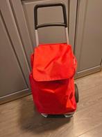 Boodschappen trolley, Sieraden, Tassen en Uiterlijk, Tassen | Reistassen en Weekendtassen, Ophalen, Zo goed als nieuw, Rood, 30 cm of meer