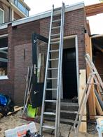 Opsteek ladder 2x14, Doe-het-zelf en Verbouw, Ladders en Trappen, Ophalen, Gebruikt, Ladder, Opvouwbaar of Inschuifbaar