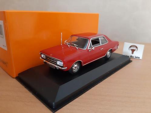 Opel Rekord C 1966 Rood van Maxichamps 1:43, Hobby en Vrije tijd, Modelauto's | 1:43, Ophalen of Verzenden