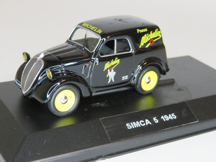 Simca 5 (1945) Michelin, Hobby en Vrije tijd, Modelauto's | 1:43, Gebruikt, Auto, Overige merken, Ophalen of Verzenden
