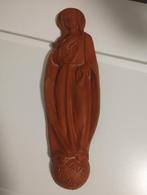 Oud terracotta Ave Maria beeld, Antiek en Kunst, Kunst | Beelden en Houtsnijwerken, Ophalen of Verzenden