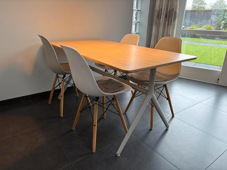 Eetkamertafel - Aemes DSW Design, Huis en Inrichting, Complete eetkamers, Zo goed als nieuw, 4 tot 6 stoelen, Ophalen of Verzenden