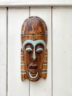 Indonesisch Houten Masker - Handgemaakt, Ophalen of Verzenden