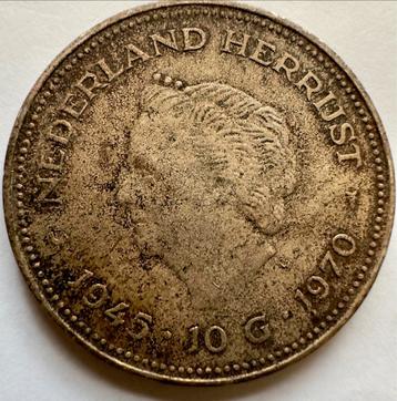 10 Gulden Zilver 'Nederland Herrijst' 1945-1970 beschikbaar voor biedingen