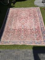Vintage Tapijt met rose blauw, Huis en Inrichting, Ophalen, Blauw, 150 tot 200 cm, 200 cm of meer