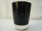 Vaas opaalglas zwart, Minder dan 50 cm, Nieuw, Glas, Ophalen of Verzenden