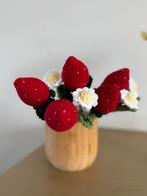 Gehaakt Aardbeienboeket, Huis en Inrichting, Ophalen of Verzenden, Nieuw, Binnen