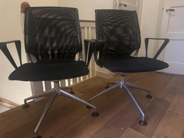Vitra Meda bureaustoel, Huis en Inrichting, Bureaustoelen, Gebruikt, Bureaustoel, Zwart, Ergonomisch, Ophalen of Verzenden