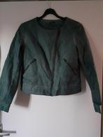 mooi leatherlook jasje van superstar maat L, Kleding | Dames, Maat 42/44 (L), Ophalen of Verzenden, Grijs, Gedragen
