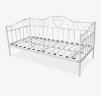 Bedbank van metaal, 90 x 200, Ophalen