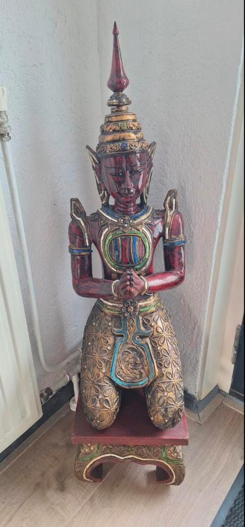 Beeld Boeddha/Themphanon Thai/Tempelwachter, Huis en Inrichting, Woonaccessoires | Boeddhabeelden, Zo goed als nieuw, Ophalen