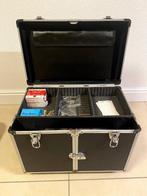 Pedicurekoffer met trolley + accesoires, Ophalen, Gebruikt, Hard kunststof, Slot