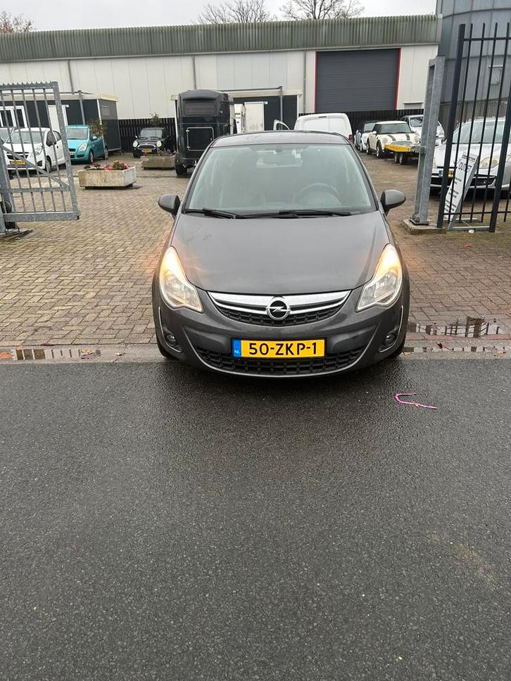 Opel Corsa 1.2 16V LPG 3D 2012 Grijs, Auto's, Opel, Bedrijf, Corsa, ABS, Airbags, Airconditioning, Alarm, Bochtverlichting, Boordcomputer