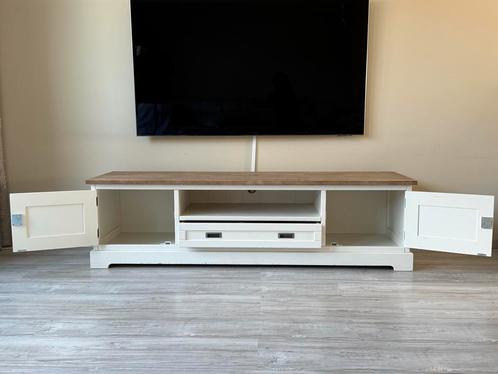 Tv-meubel / dressoir Landelijk Eikenhout, Huis en Inrichting, Kasten | Dressoirs, Zo goed als nieuw, 150 tot 200 cm, 25 tot 50 cm