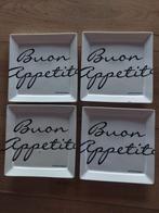 Riviera Maison Ontbijtborden - 4 stuks, Ophalen, Gebruikt, Porselein of Keramiek, Schaal