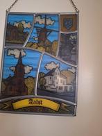 Raam decoratie van glas in lood Aalst, Antiek en Kunst, Kunst | Schilderijen | Abstract, Ophalen of Verzenden