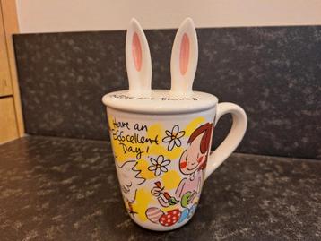 Blond Amsterdam Pasen mok met oren geel  beschikbaar voor biedingen