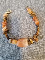 Handgemaakte armbanden half edelsteen met glaskralen.€10 per, Sieraden, Tassen en Uiterlijk, Edelstenen, Ophalen of Verzenden