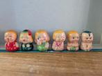 6 vintage puntenslijpers aardewerk Lark of Giraffe, Ophalen of Verzenden, Gebruikt