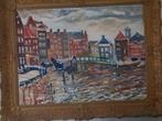 Jan Hendrik Emck. Schilderij 80 bij 60 cm. DAMRAK, Antiek en Kunst, Ophalen