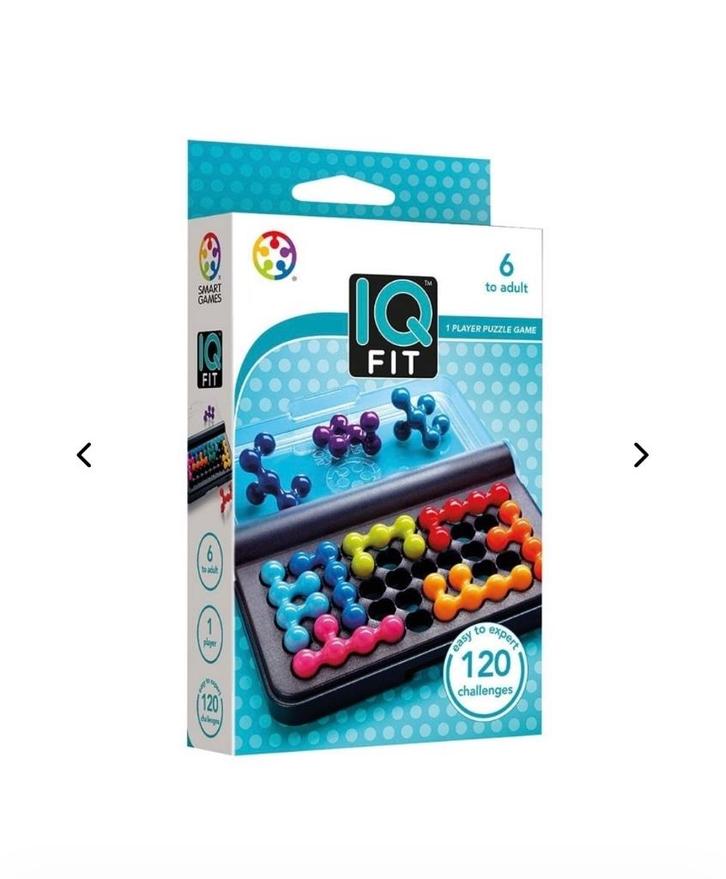 IQ Fit Spelletje Spel Denkspel Smart Games 120 3D Puzzels, Hobby en Vrije tijd, Denksport en Puzzels, Zo goed als nieuw, Rubik's of 3D-puzzel