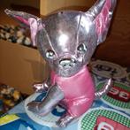 Roze glimmende Chihuahua knuffel 19 cm groot, Kinderen en Baby's, Speelgoed | Knuffels en Pluche, Nieuw, Ophalen of Verzenden