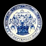 Wandbord De Porceleyne Fles - Verloving Juliana en Bernhard, Ophalen of Verzenden